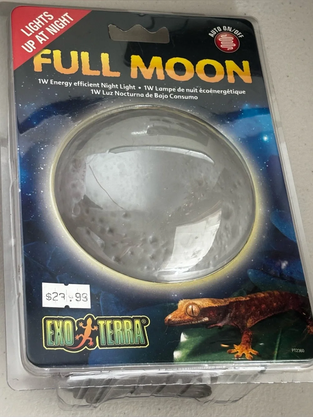 Exo Terra Full Moon Reptile Tank 1W Energy Efficient Night Light